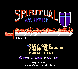 Spiritual Warfare screenshot 3 for NES